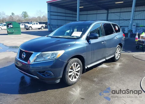 2014 Nissan Pathfinder S z USA, uszkodzony, nr VIN 5N1AR2MN8EC651969